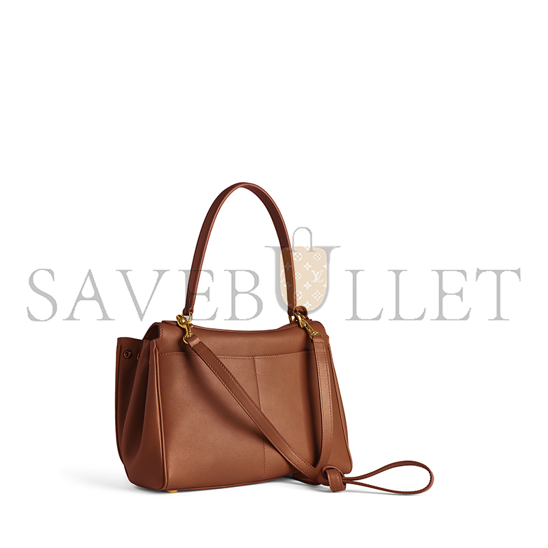 BALENCIAGA WOMEN'S RODEO HANDBAG SMALL IN NEW TAN 7897792AA4V2237 (27*20*10cm)